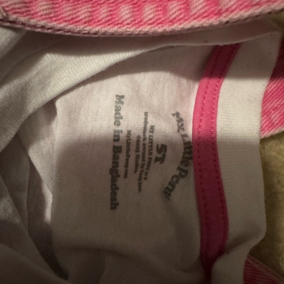 My Little Pony White Tee with Pink Label & Overall Dress - Picture 3 of 6